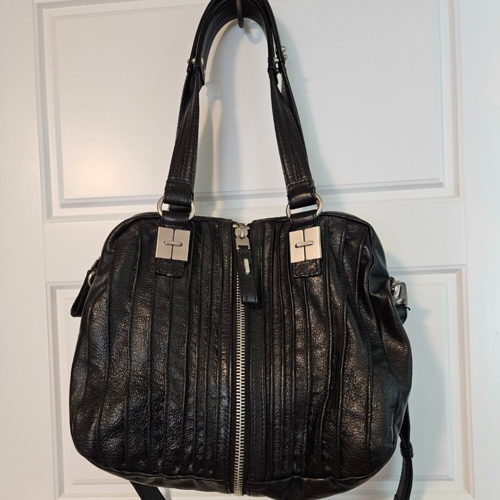 Tulah Ray Large Black Shoulder Bag